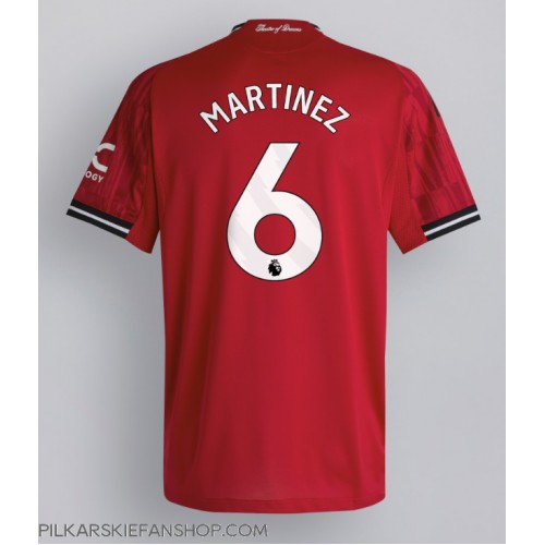 Koszulka piłkarska Manchester United Lisandro Martinez #6 Strój Domowy 2025-26 tanio Krótki Rękaw Koszulka piłkarska Manchester United Lisandro Martinez #6 Strój Domowy 2025-26 tanio Krótki Rękaw